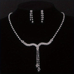 Stunning Rhinestone Bridal Jewelry Set for Weddings