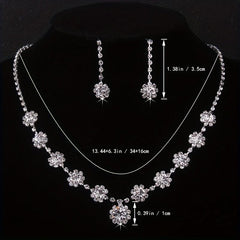 Stunning Rhinestone Bridal Jewelry Set for Weddings