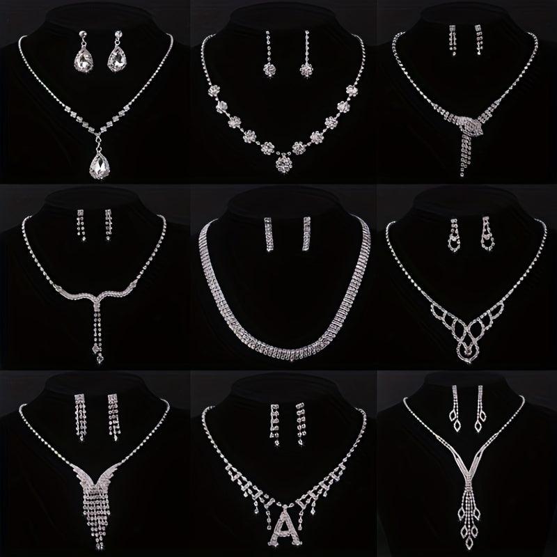 Stunning Rhinestone Bridal Jewelry Set for Weddings