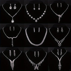 Stunning Rhinestone Bridal Jewelry Set for Weddings