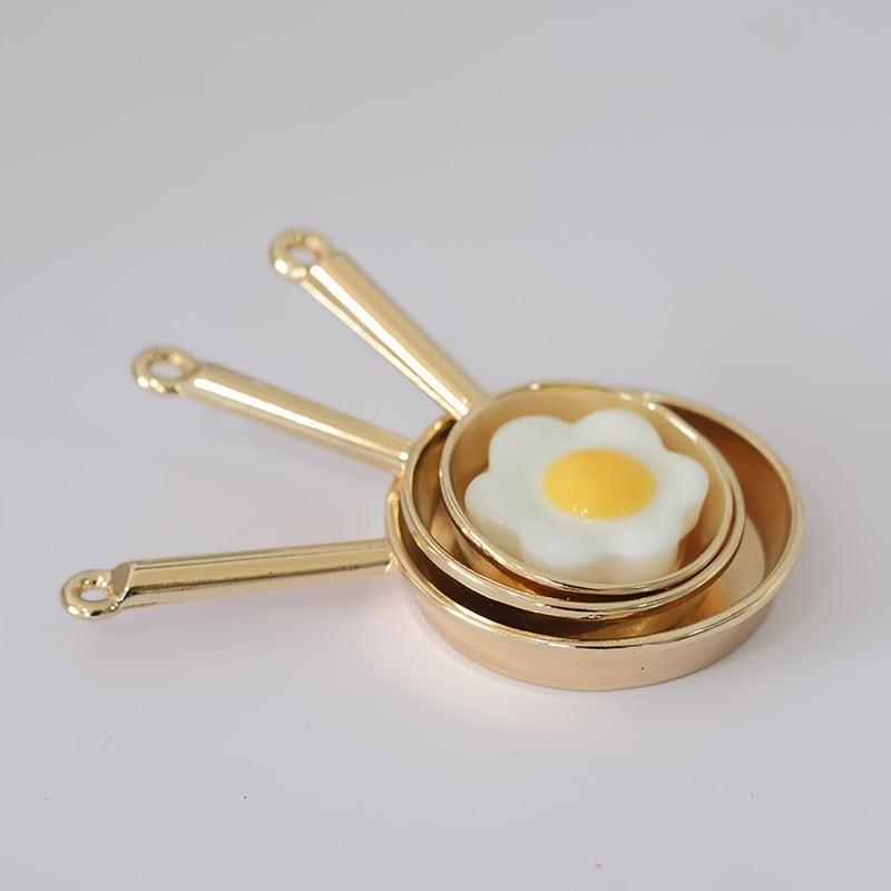 Mini Flat-bottomed Pot Doll House Accessories Small Furniture Kitchen Ornaments