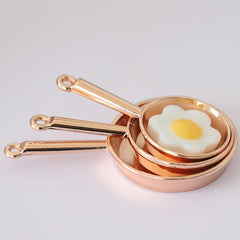 Mini Flat-bottomed Pot Doll House Accessories Small Furniture Kitchen Ornaments