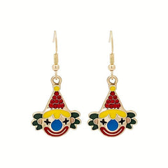 Clown Drop Hook Earrings Jewelry Earrings For Women Girls Gift