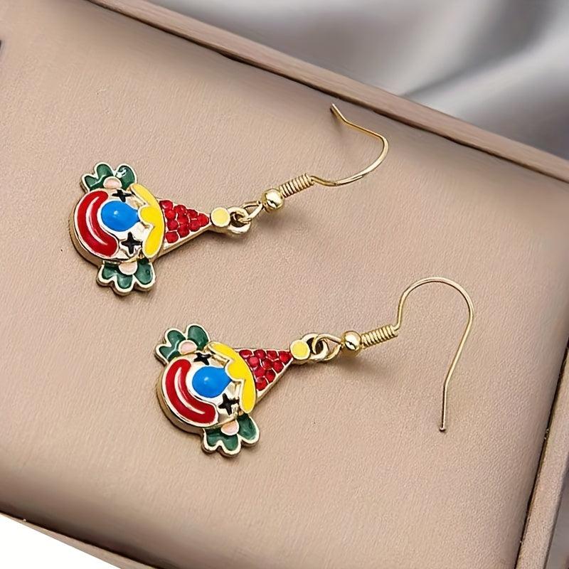 Clown Drop Hook Earrings Jewelry Earrings For Women Girls Gift