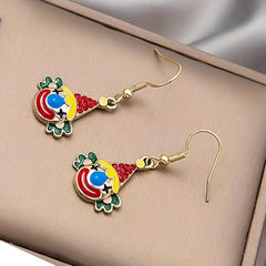 Clown Drop Hook Earrings Jewelry Earrings For Women Girls Gift