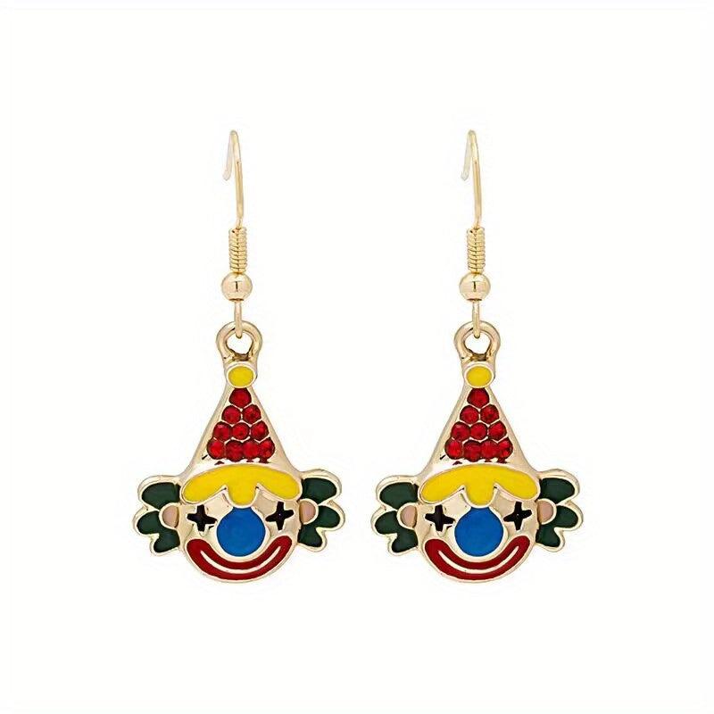 Clown Drop Hook Earrings Jewelry Earrings For Women Girls Gift