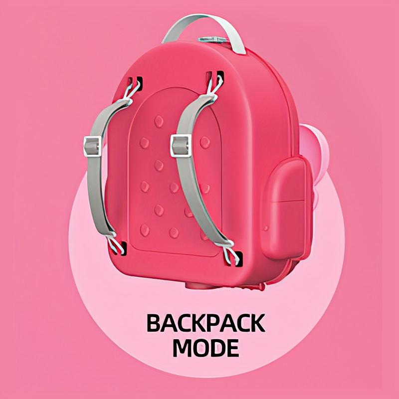 Kids Mini Backpack Toy Hair Dryer Makeup Set