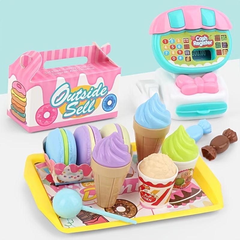Supermarket Cash Register & Ice Cream Fun Pretend Play Toys