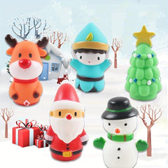 Christmas Finger Cover Enamel Mini Doll Toy Parent Child Interaction