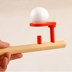 Wooden Ball Blowing Game for Kids - Lung Capacity Fun Game