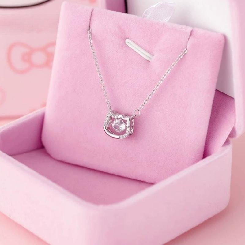 Stunning Diamond Cat Necklace - Gift for Her
