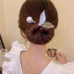 Angel Wings Full Diamond Hair Accessories for Festive Use