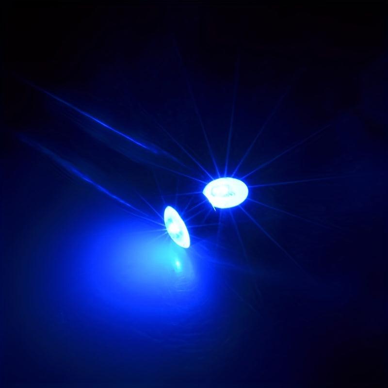 2PCS LED Magnet Earrings Party Colorful Earrings, No Ear Holes
