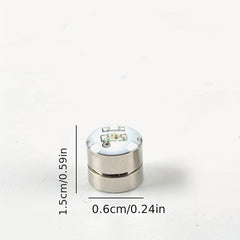 2PCS LED Magnet Earrings Party Colorful Earrings, No Ear Holes