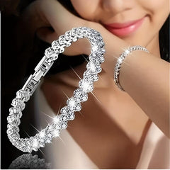 Shining Rhinestone Bracelets for Party Anniversary