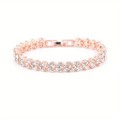 Shining Rhinestone Bracelets for Party Anniversary