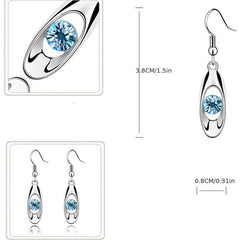 Sparkling Rhinestone Earrings for Elegant Look