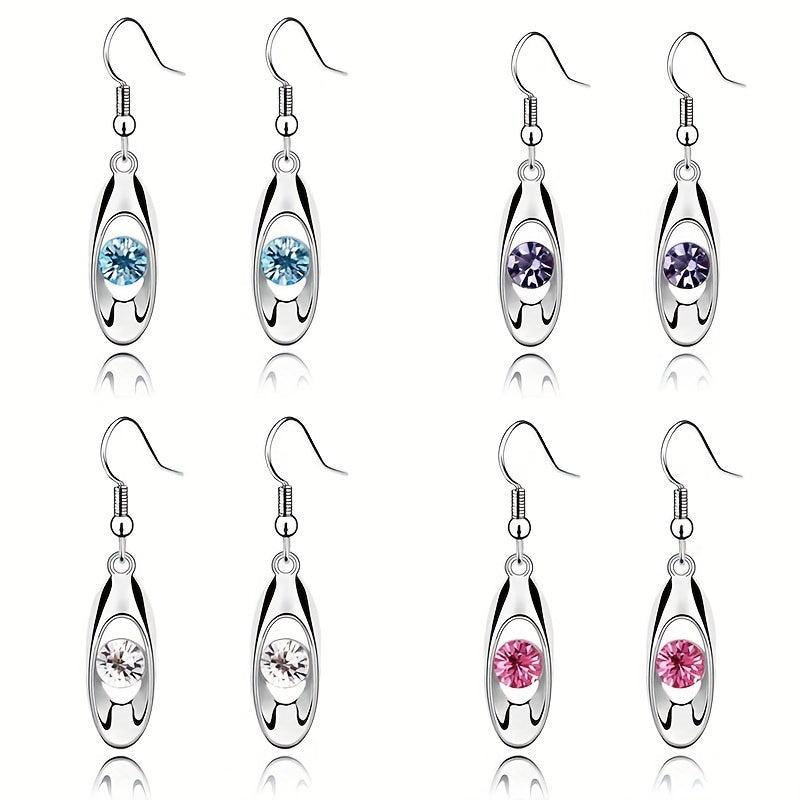 Sparkling Rhinestone Earrings for Elegant Look