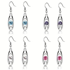 Sparkling Rhinestone Earrings for Elegant Look