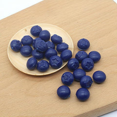 Mini Simulation Blueberries PVC Fruit DIY Phone Case Cream Glue Material