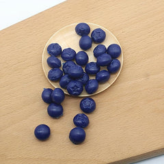 Mini Simulation Blueberries PVC Fruit DIY Phone Case Cream Glue Material