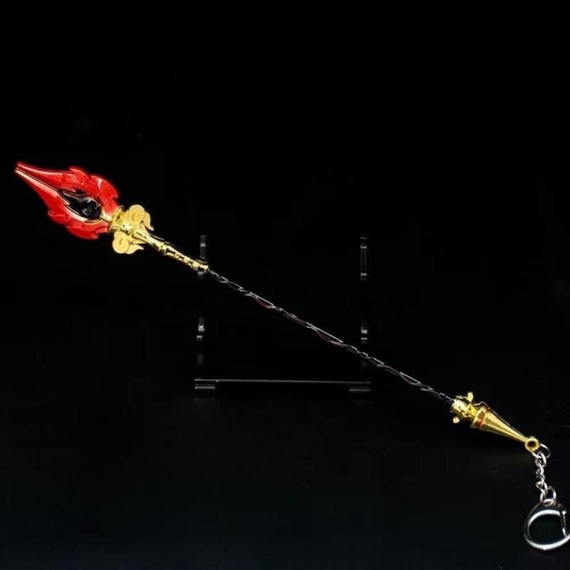 Anime Metal Uncut Weapon Look Craft Treasure Model Set Toy