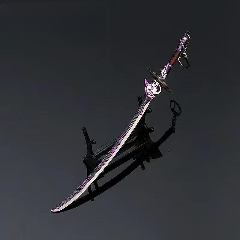 Anime Metal Uncut Weapon Look Craft Treasure Model Set Toy