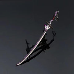 Anime Metal Uncut Weapon Look Craft Treasure Model Set Toy
