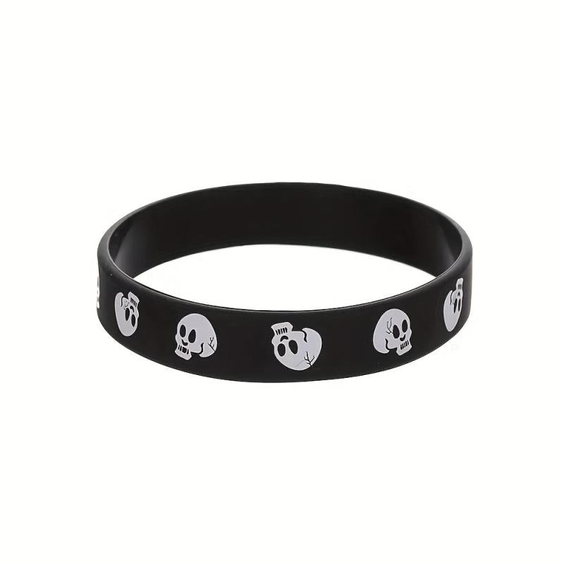 Halloween Silicone Bracelet 8pcs Set Party Supplies