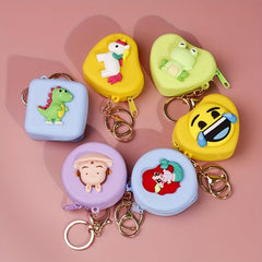 4pcs Silicone Zero Wallets Backpack Pendants Bags