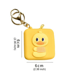4pcs Silicone Zero Wallets Backpack Pendants Bags