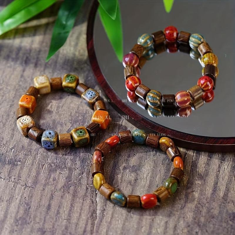 Jingdezhen Ceramic Kiln Bracelet Ethnic Jewelry
