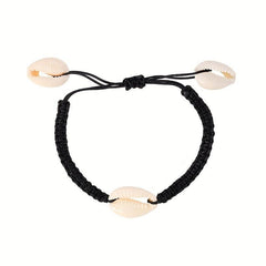 Ocean Beach Shell Braided Rope Bracelet Female Tide Adjustable