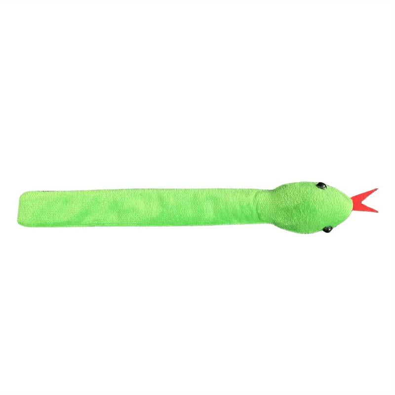 Snake Slap Bracelets Set Reptile Plush Animal Snake Bracelets for Party