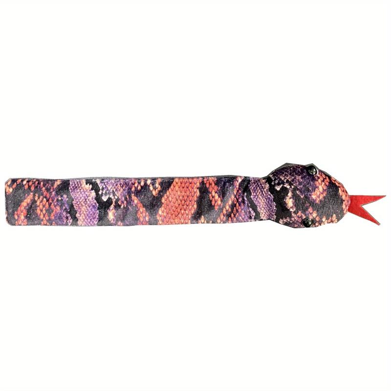 Snake Slap Bracelets Set Reptile Plush Animal Snake Bracelets for Party