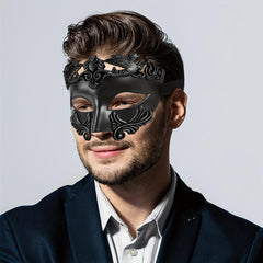Venetian Mask Men's Costume Masquerade Halloween Eye Mask