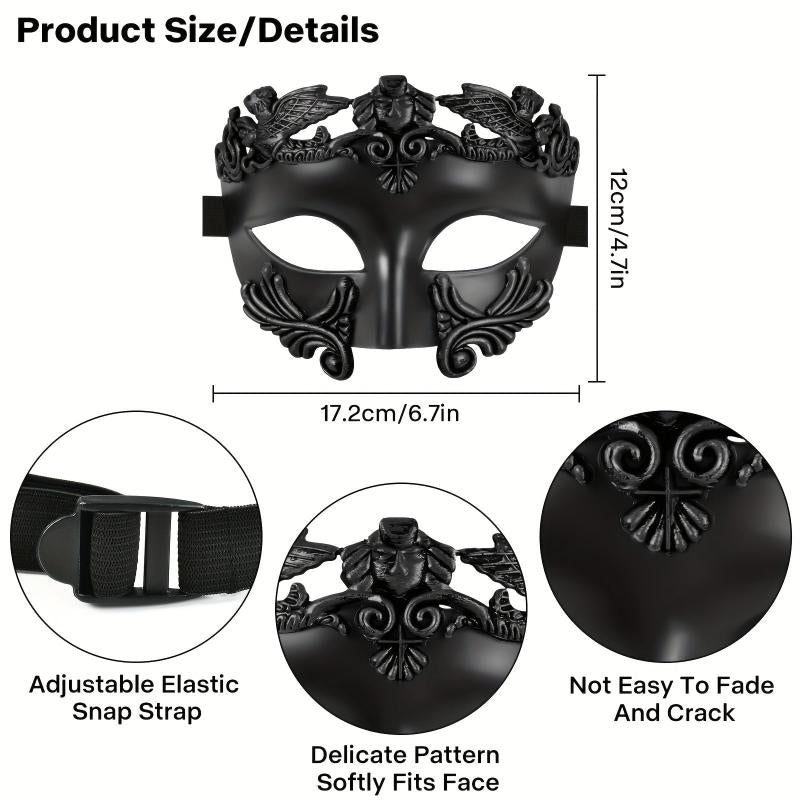 Venetian Mask Men's Costume Masquerade Halloween Eye Mask
