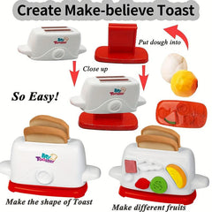 Kids Kitchen Set Play Dough Tools Pretend Cooking Food Play Set 3-8 Years Old