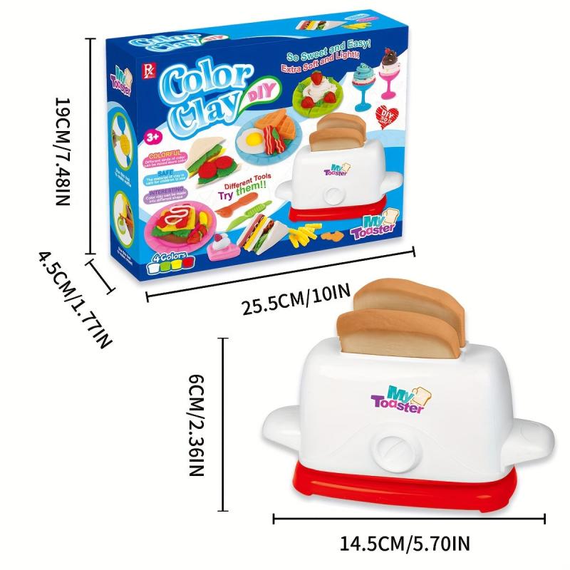 Kids Kitchen Set Play Dough Tools Pretend Cooking Food Play Set 3-8 Years Old