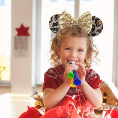 Mouse Ears Headbands Bows Party Princess Decoration For Girls