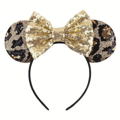 Mouse Ears Headbands Bows Party Princess Decoration For Girls