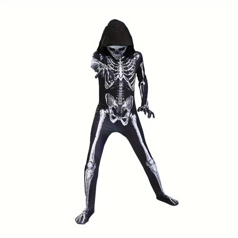 Skull Scary Tights Cosplay Halloween Costumes for Kids