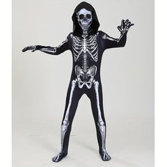 Skull Scary Tights Cosplay Halloween Costumes for Kids