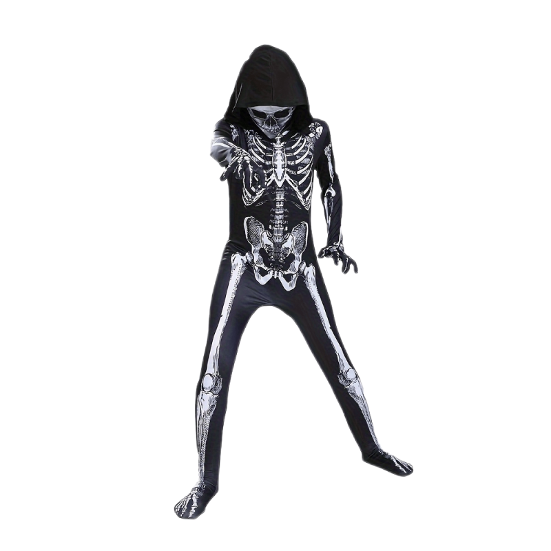 Skull Scary Tights Cosplay Halloween Costumes for Kids