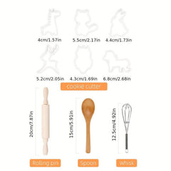 Kids Kitchen Utensil Set - Chef Play Set for Pretend Play Cooking