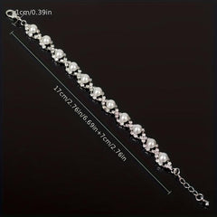 Bridal Banquet Jewelry Pearl Diamond Bracelet