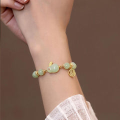 Jade Rabbit Agate Bracelet - Perfect Gift for Your Girlfriend's Mom