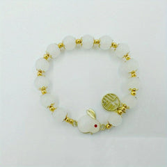 Jade Rabbit Agate Bracelet - Perfect Gift for Your Girlfriend's Mom