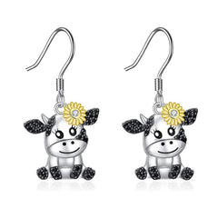Cow Earrings Women Girls Birthday Christmas