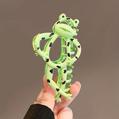 Frog Shark Hair Clips Fun Design for Seniors